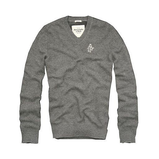 Abercrombie Fitch Hombres cuello en V Jersey AF6248